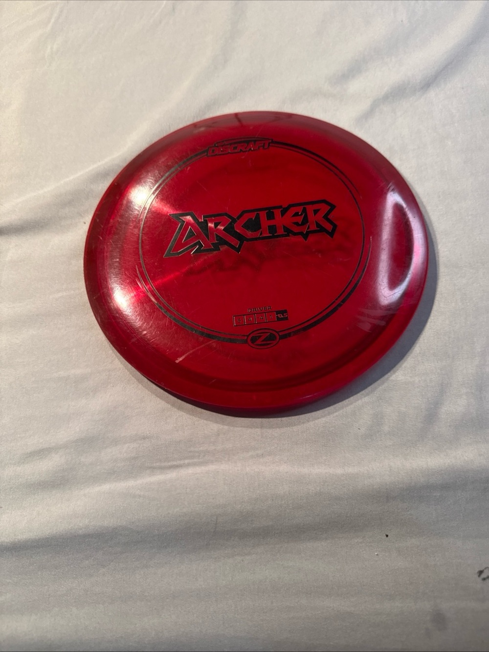 Discraft Archer Red Distance Driver Disc